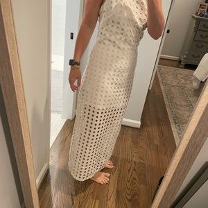 NWT white maxi dress